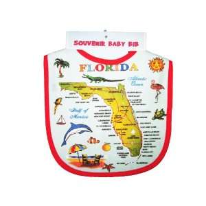  Florida Miami Map Bib Souvenir