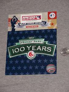 Boston Red Sox Fenway Park 100th Anniversary Jersey Patch FREESHIP 