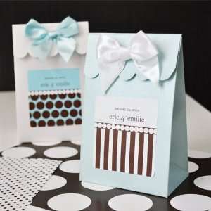  Sweet Shoppe Candy Buffet Boxes   Dots and Stripes (set of 