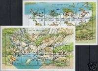 Comore Island 1999 Prehistoric animals set (ws 8688)  