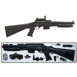 Ca870 Style Airsoft Spring Powered Shot Gun with Stock  