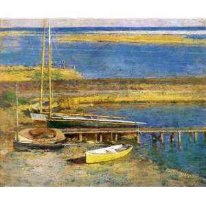   Reproduction   Theodore Robinson   24 x 20 inches   Boats at a Landing