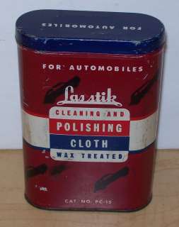  LAS STIK Cleaning and Polishing Cloth Wax Treated Can/Tin  