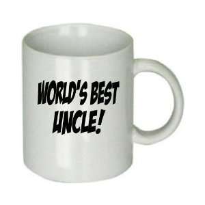  Gift for Uncle Worlds Best Uncle 11oz Ceramic Coffee Cup 