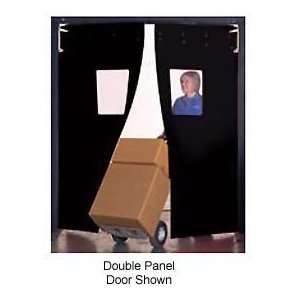   25 Twin Panel Black Flexible Impact Traffic Door
