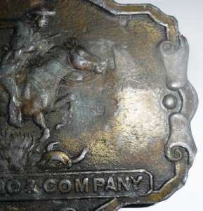 Wells Fargo & Company 1902 Pony Express Belt Buckle  