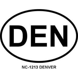  DENVER Personalized Sticker Automotive