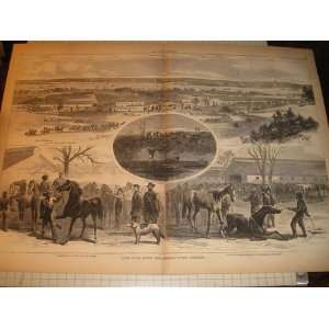 1865 Harpers Weekly Civil War Era Engraving United States Cavalry 