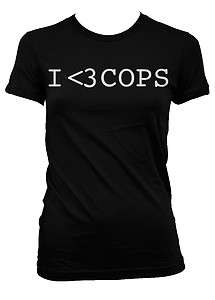   ) Cops Juniors Funny Police Text Message Internet Slang T Shirt Tee