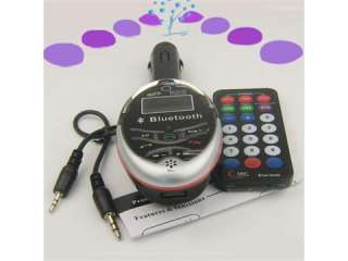  Car Kit Bluetooth LCD display FM transmitter 9707  