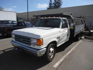 1987 Ford F 350 4x2 Dually Flatbed 7.5l Gas Not Running/No Title 