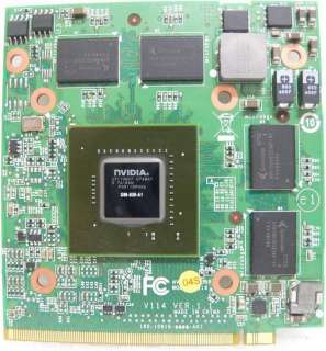 Nvidia Geforce 9600M 9600GT G96M DDR3 MXM II VGA Card  