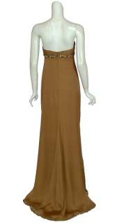 MARCHESA NOTTE Heavenly Silk Long Evening Gown Dress $1045 8 NEW 