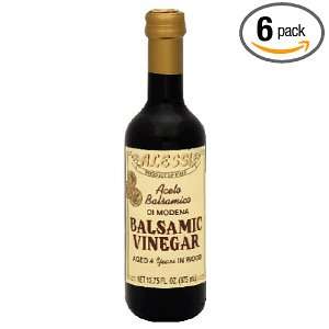 Alessi Vinegar, Red Balsamic, 12.75 Ounce (Pack of 6)  