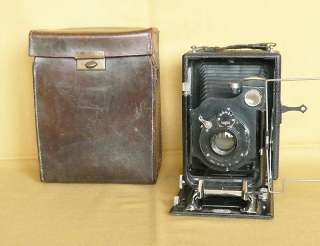 9x12 folding German plate camera Sytar lens in Vario shutter  