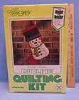 Beecrafty Snowman Stocking Outline Quilting Kit Style 1102 sealed New 
