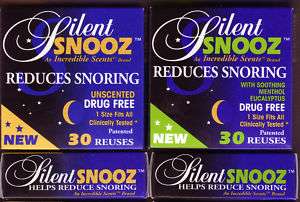 silent snooz snoring aid help stop snoring 30 reuses  