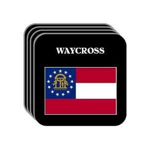 US State Flag   WAYCROSS, Georgia (GA) Set of 4 Mini Mousepad Coasters
