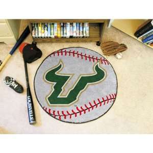  South Florida Bulls NCAA Baseball Round Floor Mat (29 