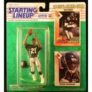  Deion Sanders Action Figure   1993 Edition Starting Lineup 