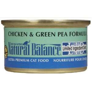 Natural Balance Canned Cat Food, Limited Ingredient Chicken and Green 