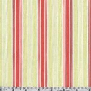   Stripe Salmon Fabric By The Yard joel_dewberry Arts, Crafts & Sewing