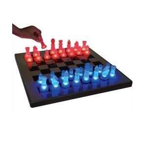  LED Glow Chess Set Blue/Red   LumiSource   SUP LEDCHES BR 