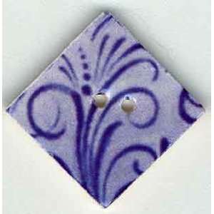  Jim Shore Denim Flourish Diamond Button Arts, Crafts 