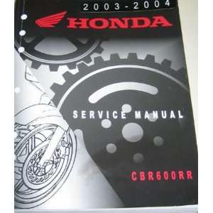  2003 Honda CBR600 Owners Manual CBR 600 RR Automotive