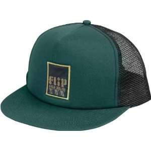  Flip Gold Brand Mesh Hat Green Black Skate Hats Sports 