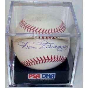 Dom DiMaggio Signed Ball   PSA GRADED 9 5 MINT   Autographed Baseballs