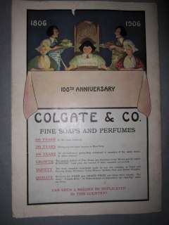 1906 Ladies Home Journal Magazine Maxfield Parrish Colgate 100 Anniv 