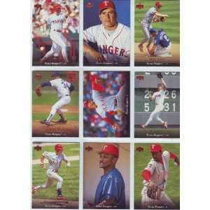   1995 Upper Deck Baseball Texas Rangers Team Set