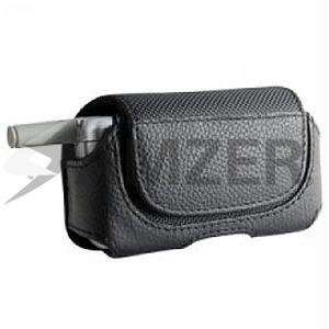  Amzer Trend Small Horizontal Leather Pouch with Rotating 