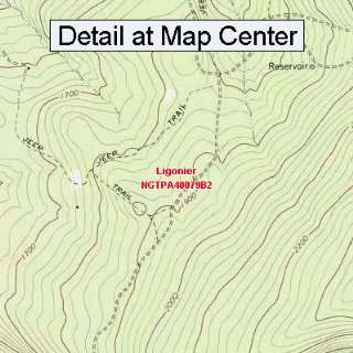   Map   Ligonier, Pennsylvania (Folded/Waterproof)
