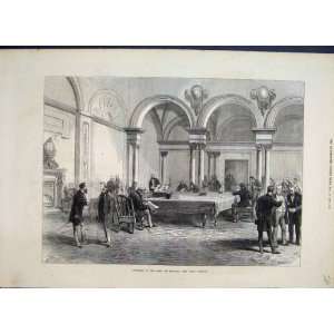  1872 Bank England Parlour People Old Sketch