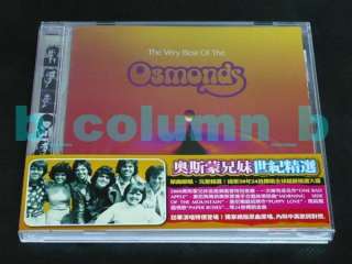 OSMONDS Best Of CD+lyrics w/OBI RARE DONNY/MARIE OSMOND  