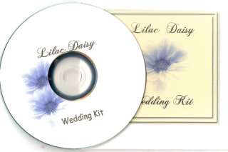This is a CD with templates to make your own wedding invitations 