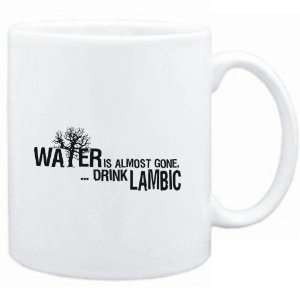  Mug White  Water is almost gone  drink Lambic  Drinks 