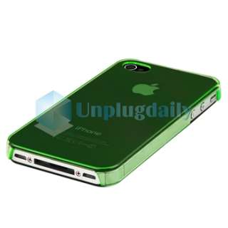 Clear Green Ultra Thin Hard Back Case Cover For iPhone 4G 4S 4 HD 