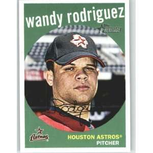  2008 Topps Heritage #234 Wandy Rodriguez   Houston Astros 