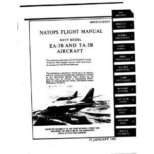   Douglas EA 3B TA 3B Aircraft Flight Manual Mc Donnell Douglas Books
