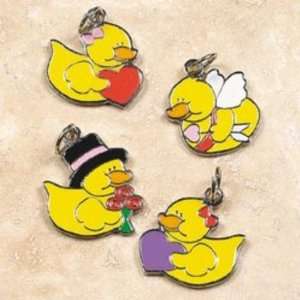  Valentine Rubber Ducky Charms Case Pack 72