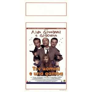 Three Men and a Leg Movie Poster (13 x 28 Inches   34cm x 72cm) (1997 
