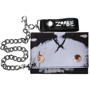  Rob Zombie   Wallets   Leather Biker Tri fold Clothing