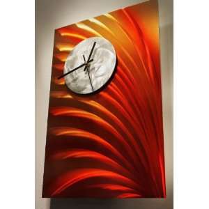  Modern Painting Metal Wall Art Clock Sculpture