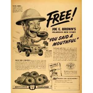  1944 Ad Doughnut Corp America Food Donuts Mayflower 