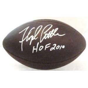  Autographed Floyd Little Football   NEW Throwback 