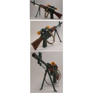   Force Battery Operated Machine Gun With Rotating Bullets And Sounds