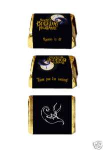 30 NIGHTMARE BEFORE CHRISTMAS Party NUGGET LABELS  